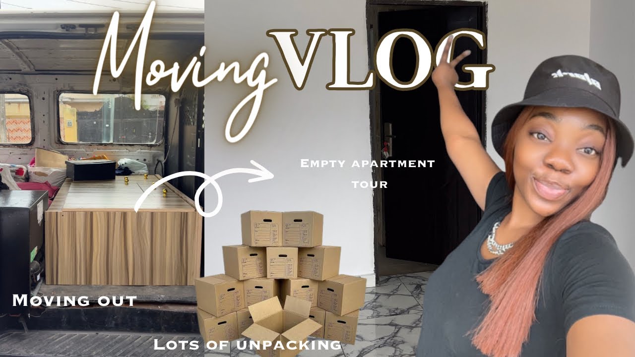 I’M MOVING! MOVING VLOG | EMPTY APARTMENT TOUR , UNPACKING, ORGANIZING, CLEANING + MORE #movingvlog