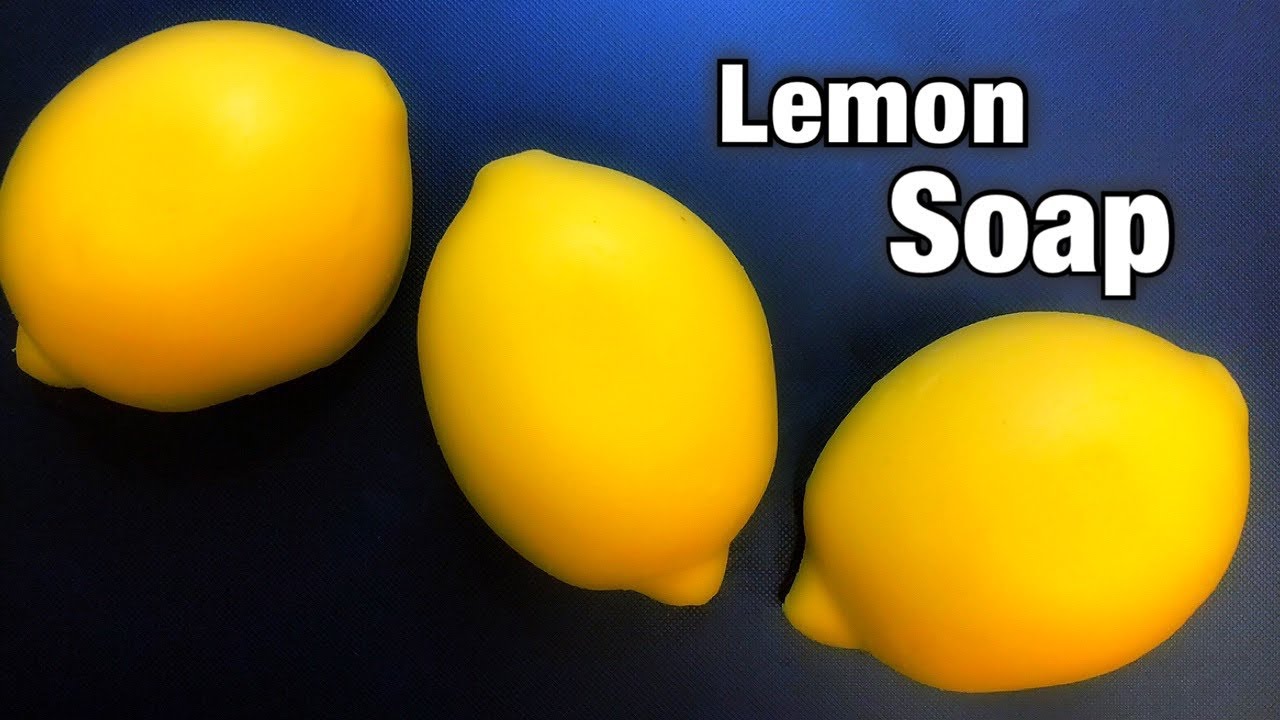 Lemon Cold Process Soap an easy and natural soap recipe