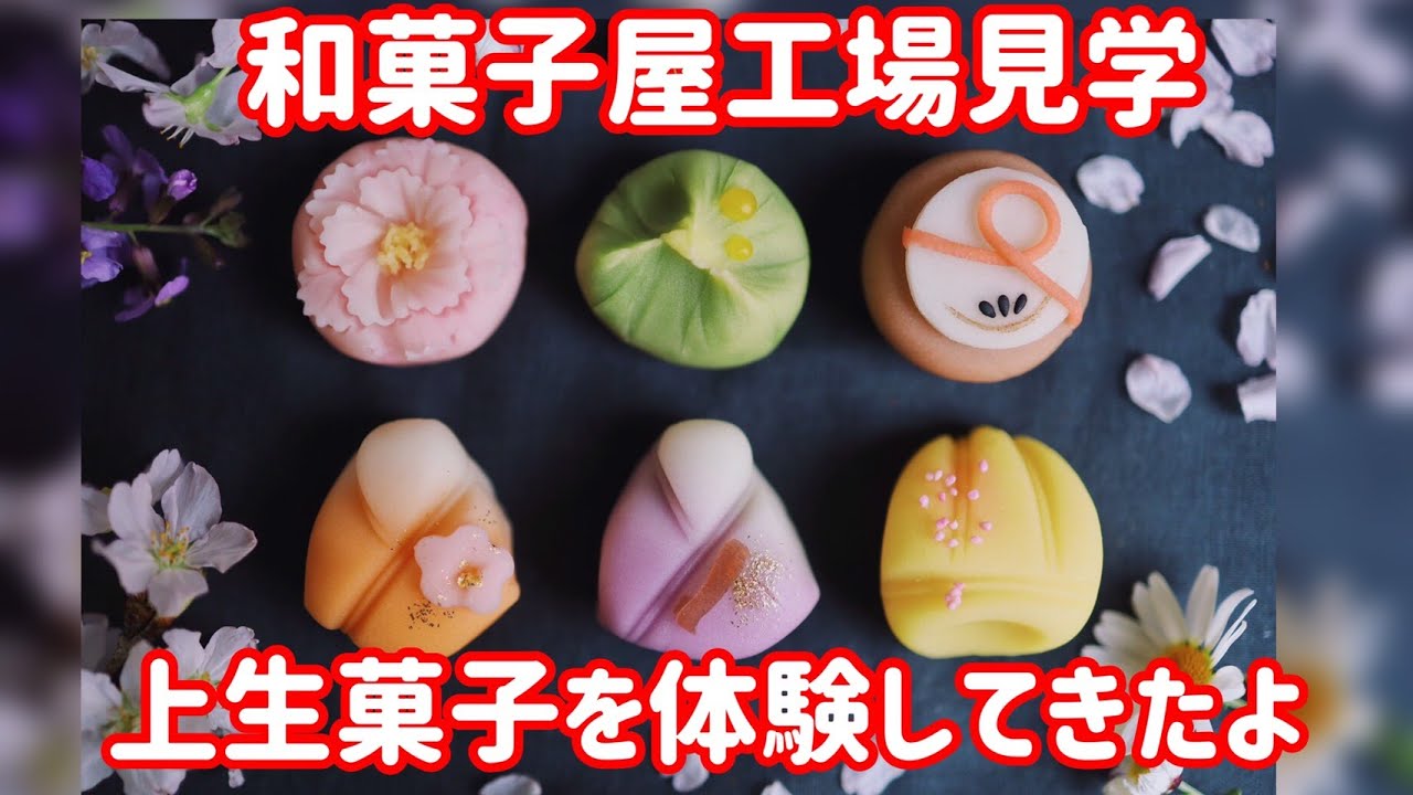 【初体験】上生菓子を作ったよ【和菓子職人すごすぎ】