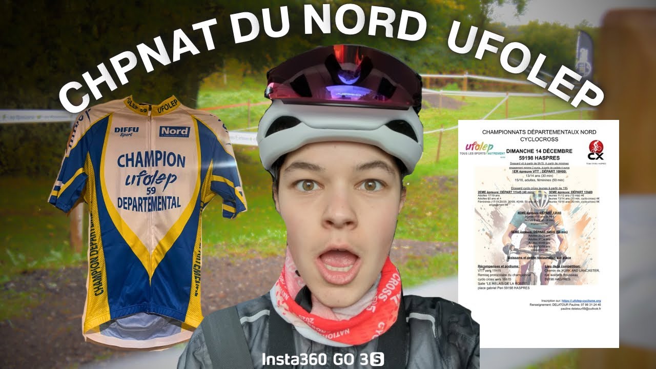 Je deviens championne départementale de cyclo-cross !