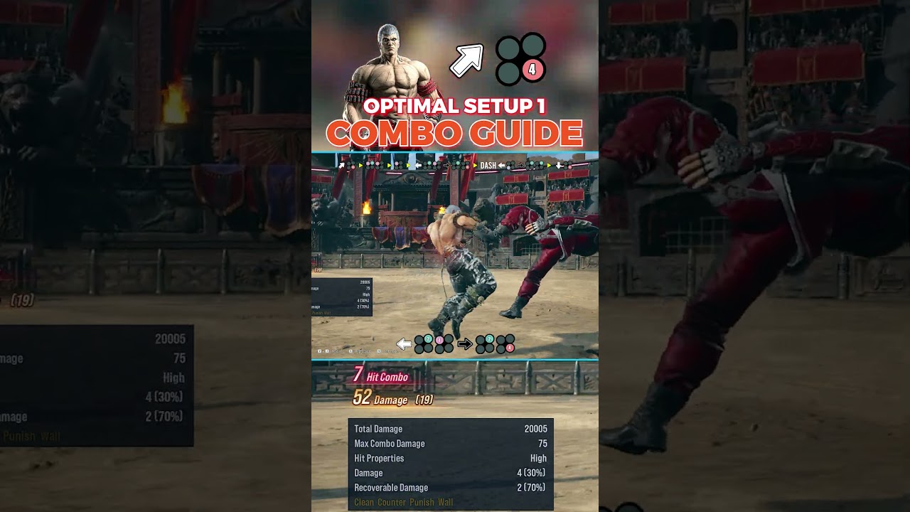 TEKKEN 8 Bryan Fury Combo Guide | UF4 Optimal Setup 1 No Walls