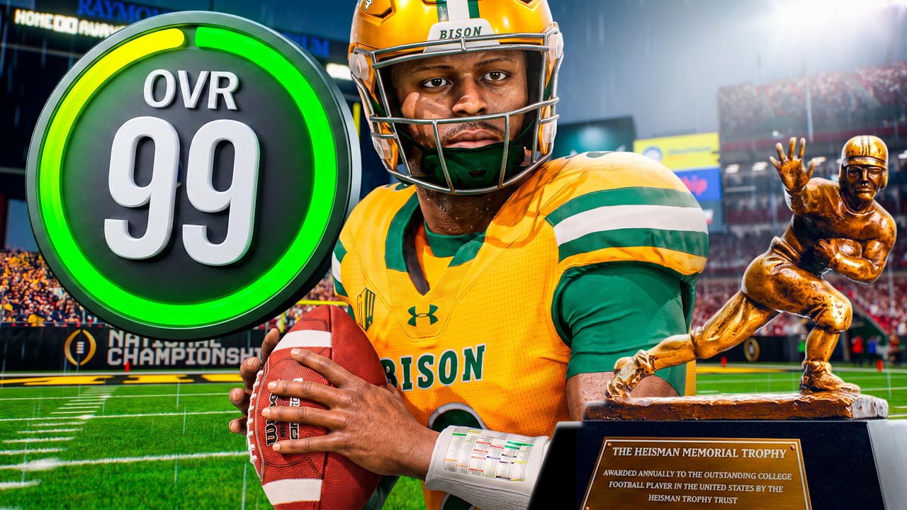 Насколько хорош квотербек с общим рейтингом 99 в College Football 27