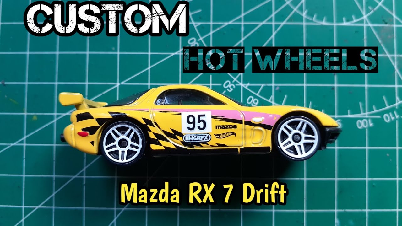Custom  Hot Wheels, Mazda RX 7 Drift