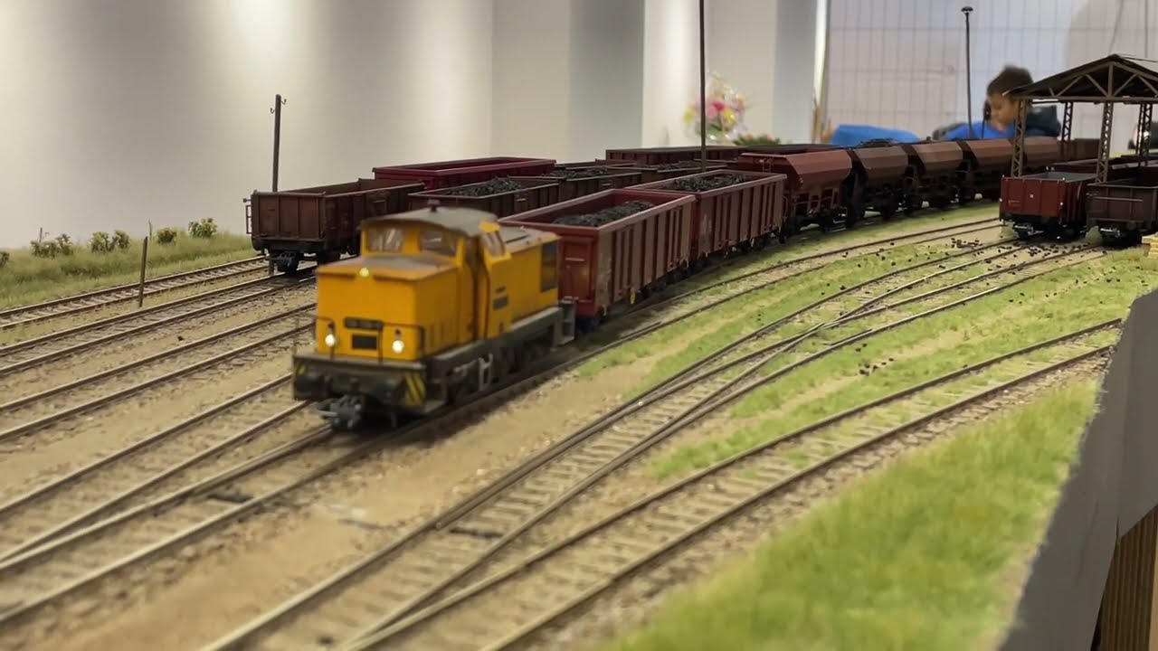Kohleverladung im Werkbahnhof Wählitz