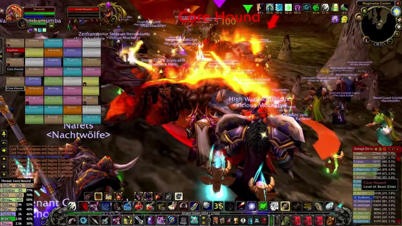 Molten Core Hunter POV MC World of Warcraft, 2K 60fps