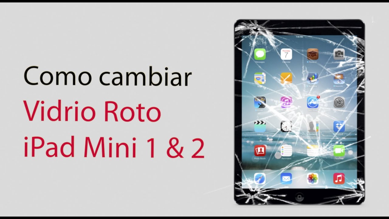 iPad mini 1 & 2 Como cambiar el Touchscreen /  How to fix Touchscreen Glass