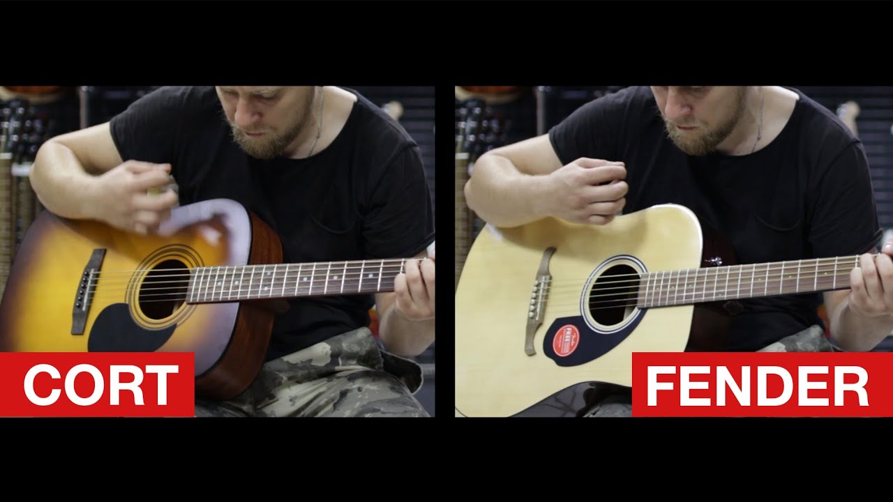 Cort AD810 vs Fender FA-125 🎸 Guitar PARTY