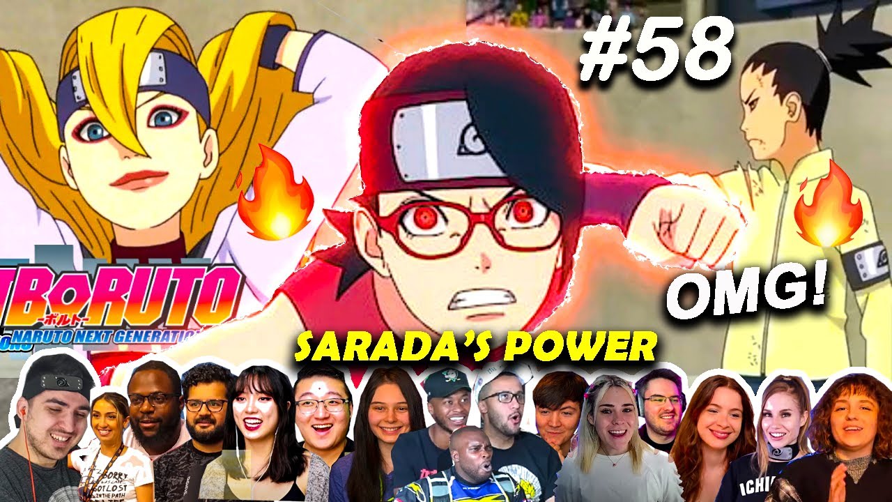 САРАДА — ЗВЕРЬ‼️💪🏻Шикадай против Ёдо🔥BORUTO Эпизод 58 Реакция на мэшап [Boruto — Зарубежные реакции]