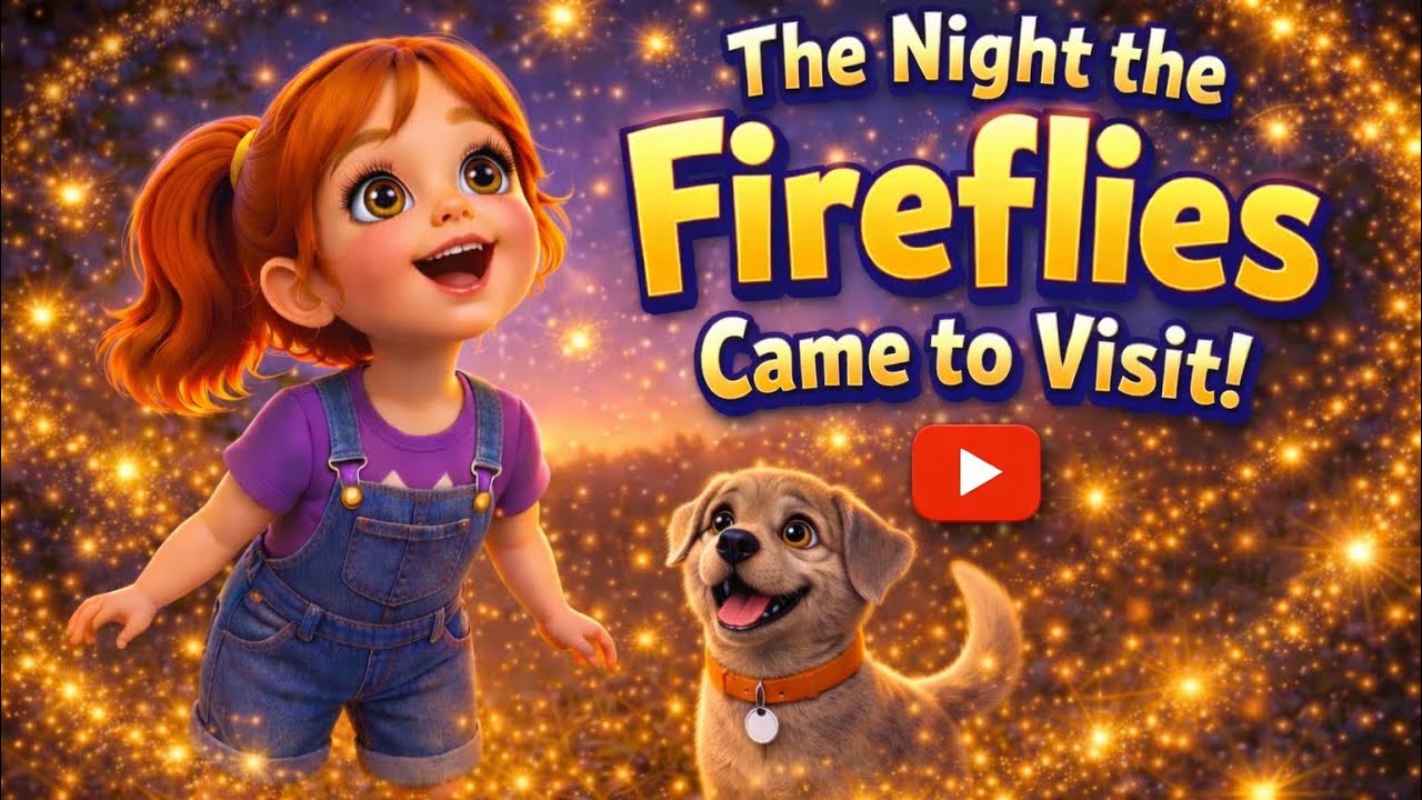 Charlee & Duke: The Night the Fireflies Came to Visit ✨ | Animated Bedtime Story Read Aloud for Kids