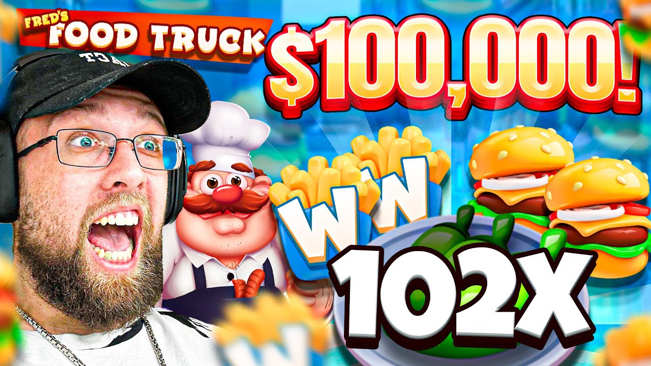 WINNING $100,000 ON FRED'S FOOD TRUCK! 'NEW' HACKSAW GAMING SLOT!