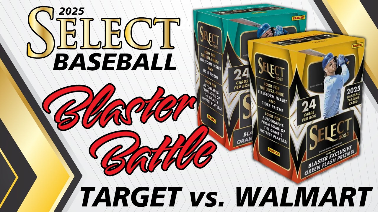 ⚾🔥TARGET vs WALMART 2025 Panini Select Blaster Battle | Which One Wins?🔥⚾