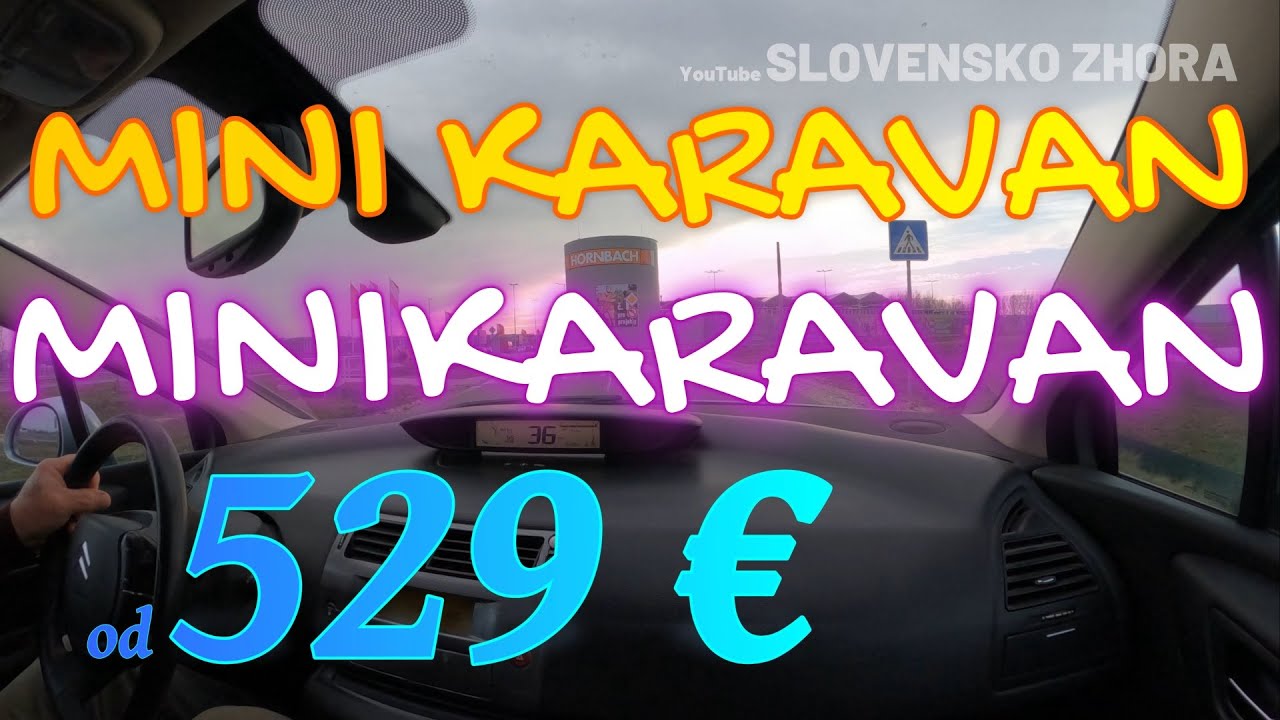MINIKARAVAN - Ako vyrobiť MINI KARAVAN na prívesný vozík - Epizóda 1