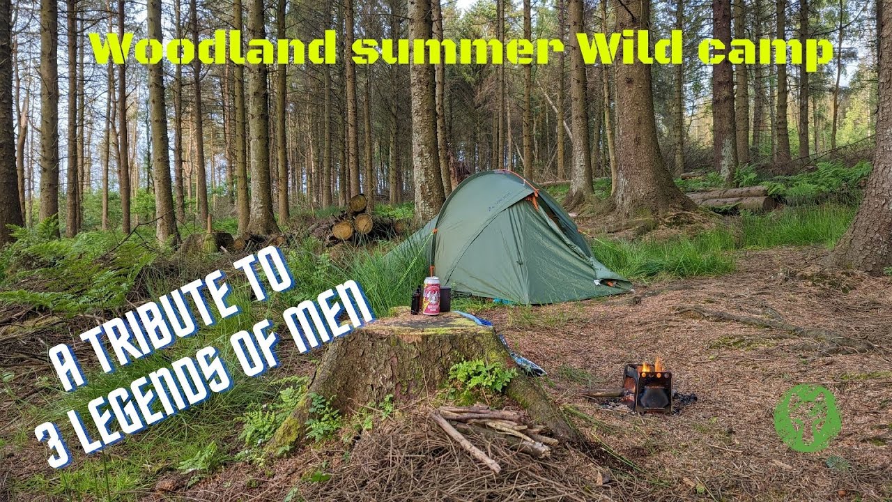 Woodland Summer Wild camp | Vaude tent | Backpacking | Wild Camping UK | Backpacking |