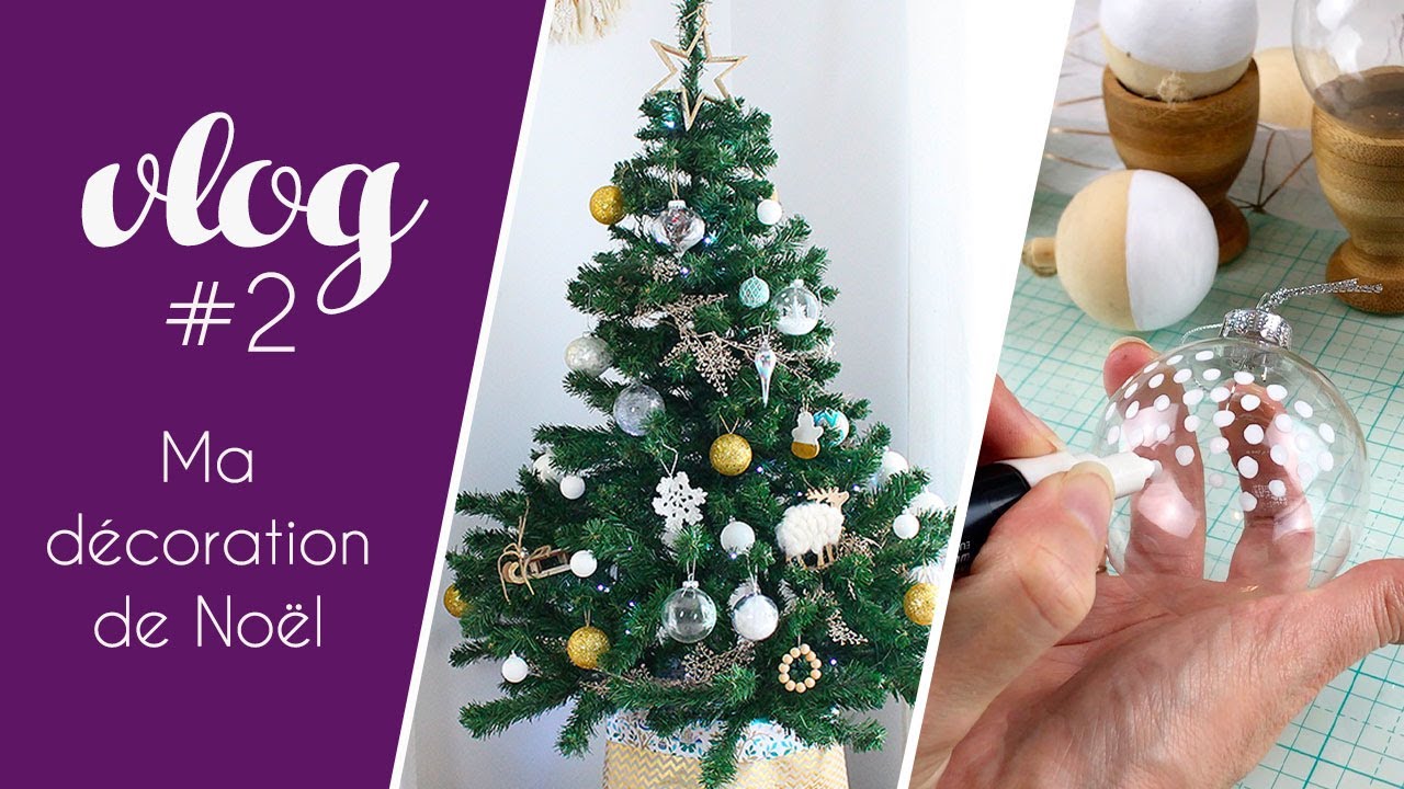 Vlog #2 - Bienvenue dans ma vie créative : Ma décoration de Noël - Alice Gerfault