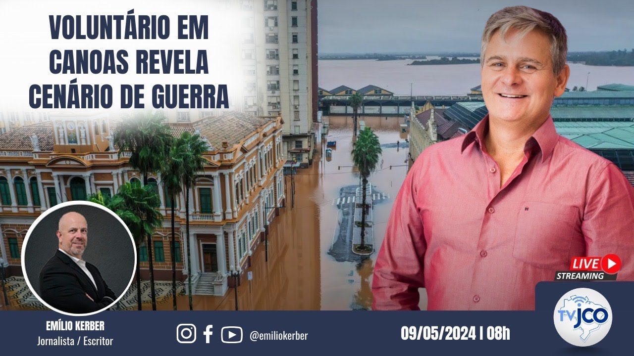 Voluntário em Canoas revela cenário de guerra