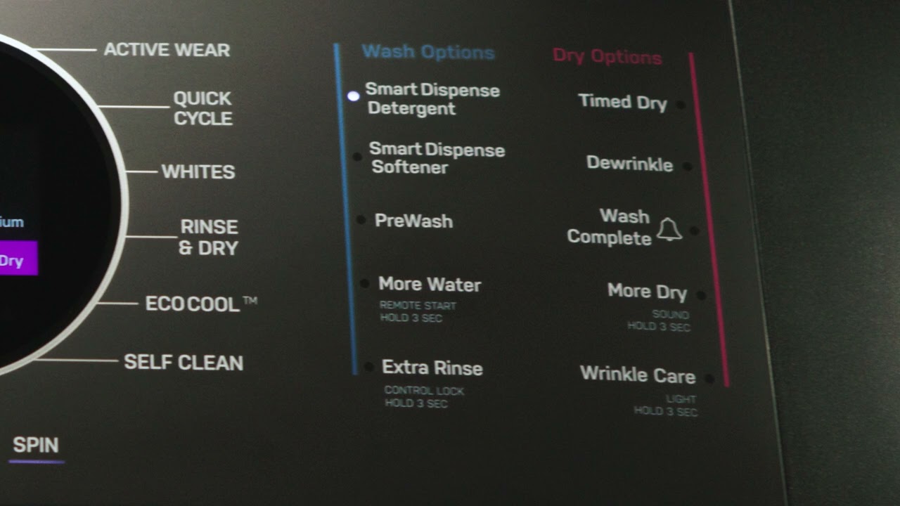GE Profile&trade; Combo Washer/Dryer Operation