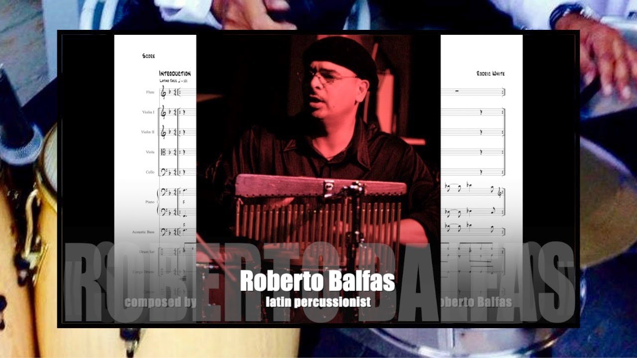 « SOMBRAS D'OTOÑO » by Rodric White dedicated to percussionist Roberto Balfas