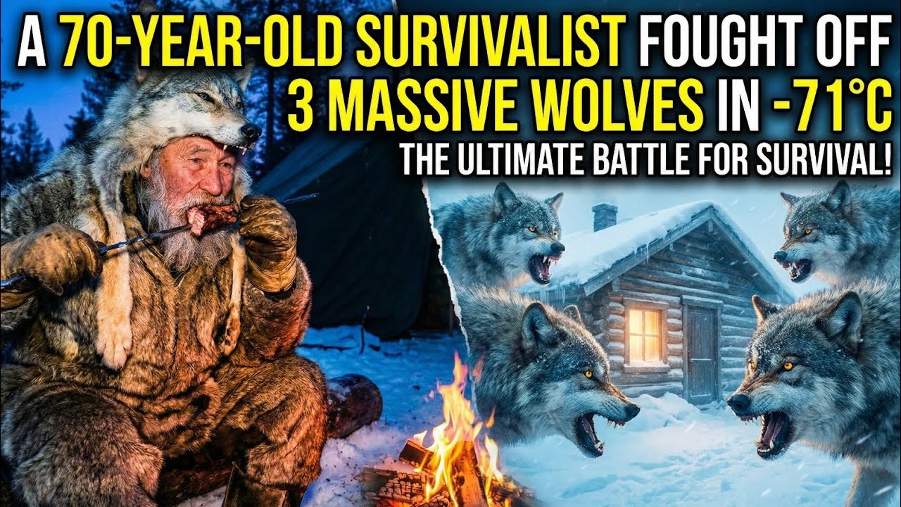 A 70-Year-Old Survivalist Fought Off 3 Massive Wolves in -71°C Arctic Blizzard