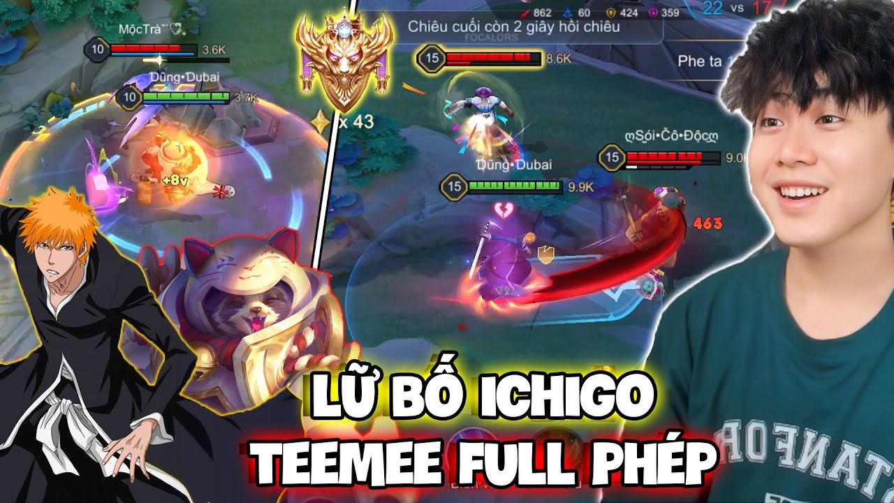 VUX LEO RANK CAO THỦ 43 SAO RANDOM 117 TƯỚNG, LỮ BỐ ICHIGO VÀ TEEMEE FULL PHÉP BẤT ỔN