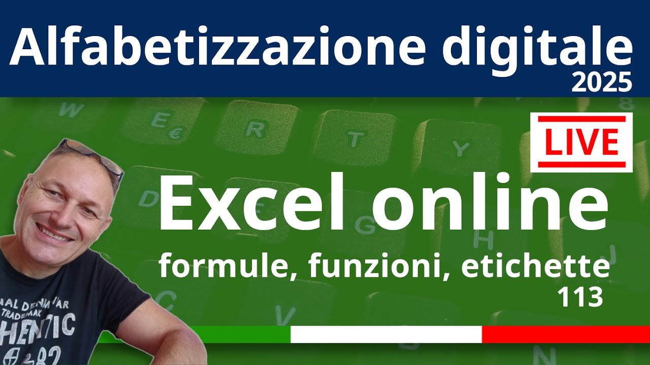 113 Formule, funzioni ed etichette in Excel online: da principiante a esperto | AssMaggiolina