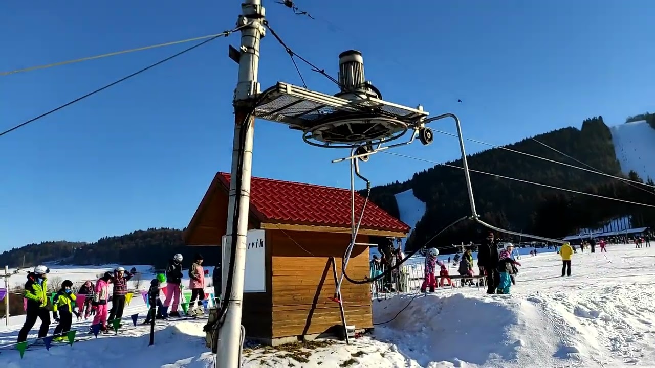 Ski Javorinka - Čičmany SK, malé vleky na zjazdovke č.4