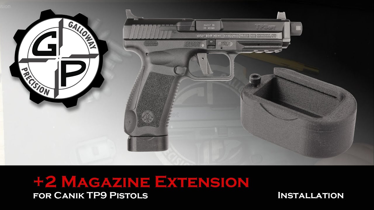 Canik 9mm +2 Mag Extension