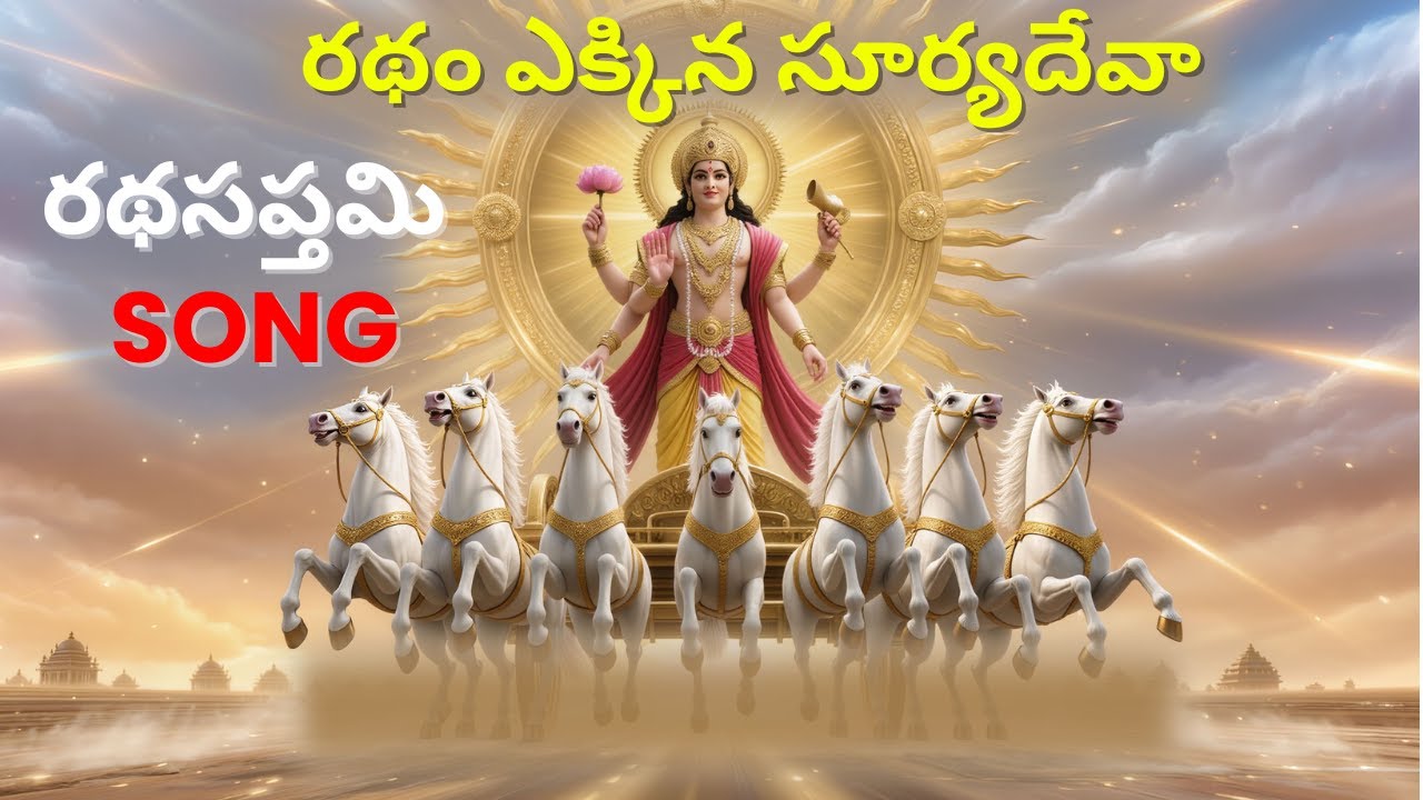 రథం ఎక్కిన సూర్యదేవా 🌞 | Ratha Saptami Special Song | ఏడు గుర్రాల మహిమ #rathasaptami #festival