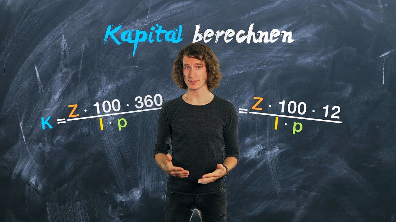Das Kapital berechnen bei Tageszinsen und Monatszinsen - einfach erklärt