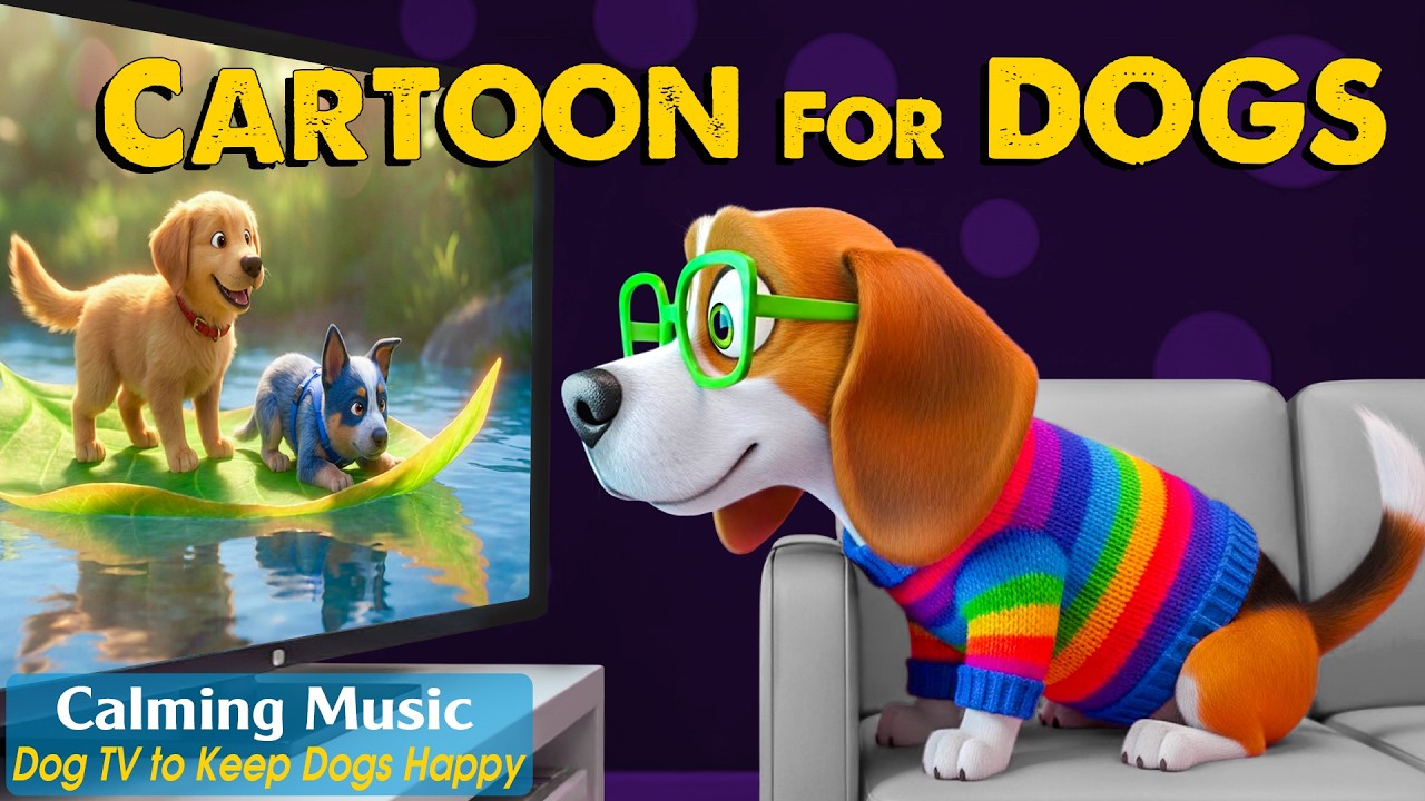 Dog Cartoon: Keep Dogs Happy with Fast Boredom-Busting Videos & Music for Dogs Home Alone | DOG TV