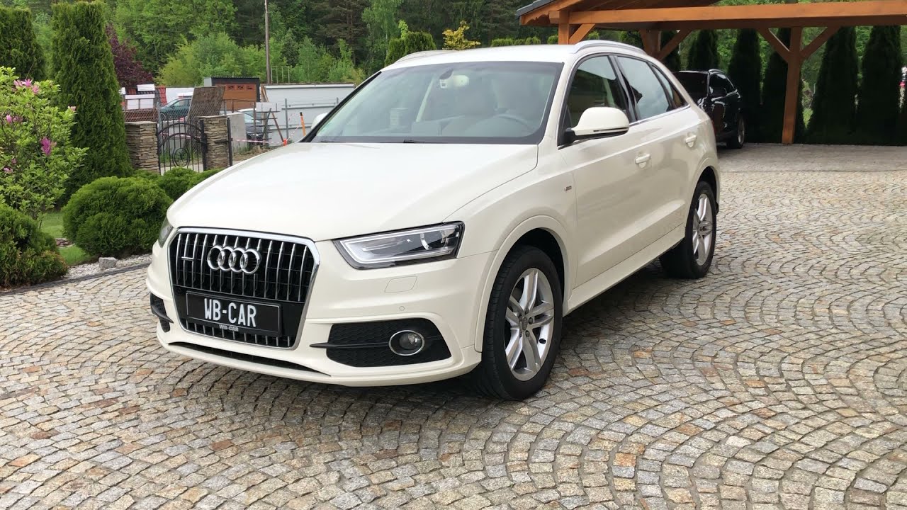 Audi Q3 Quattro S-Tronic  2.0 TDI S-Line 177KM Full LEDY Nawigacja Sk&oacute;ra Hak Kluczyk Komfortowy Hak
