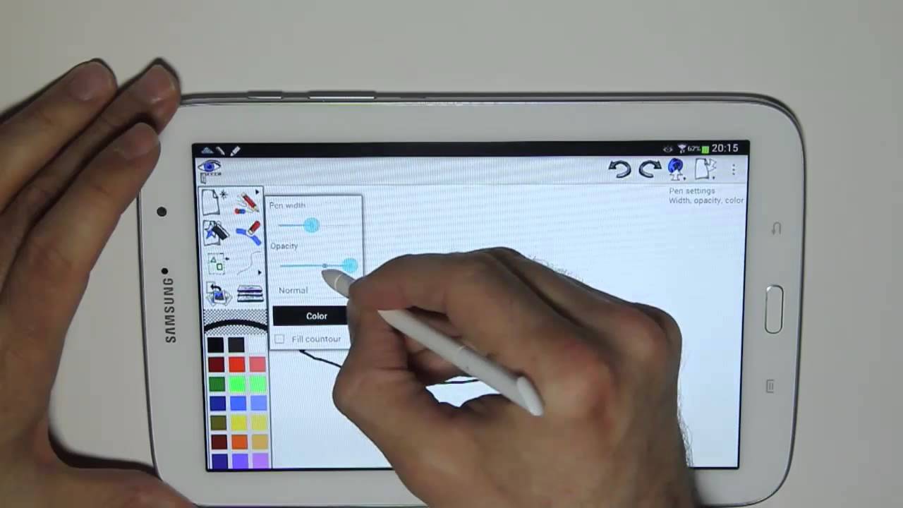 ScribMaster on the Samsung Galaxy Note 8