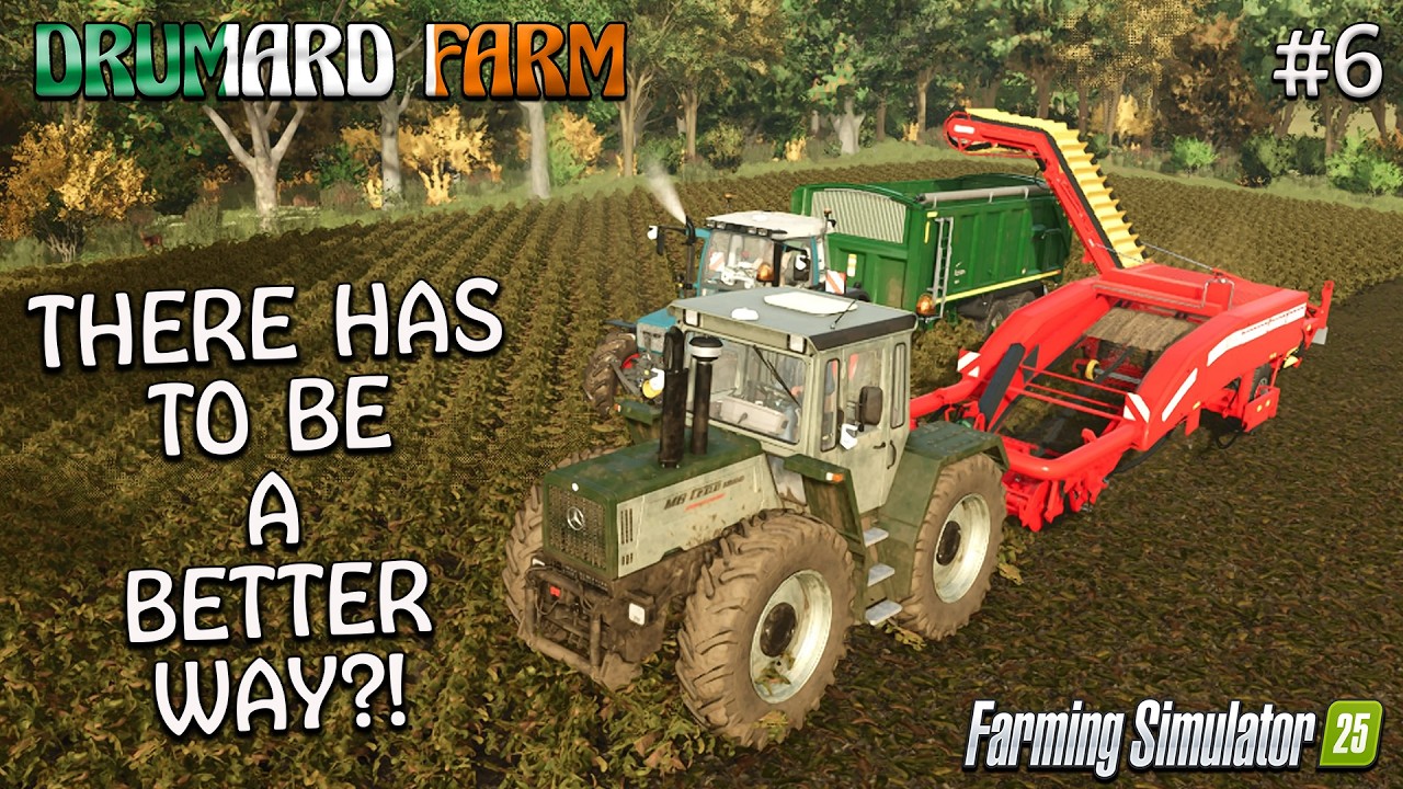 DRUMARD FARM! #6 (POTATO PROFITS?!) FARMING SIMULATOR 25 GAMEPLAY
