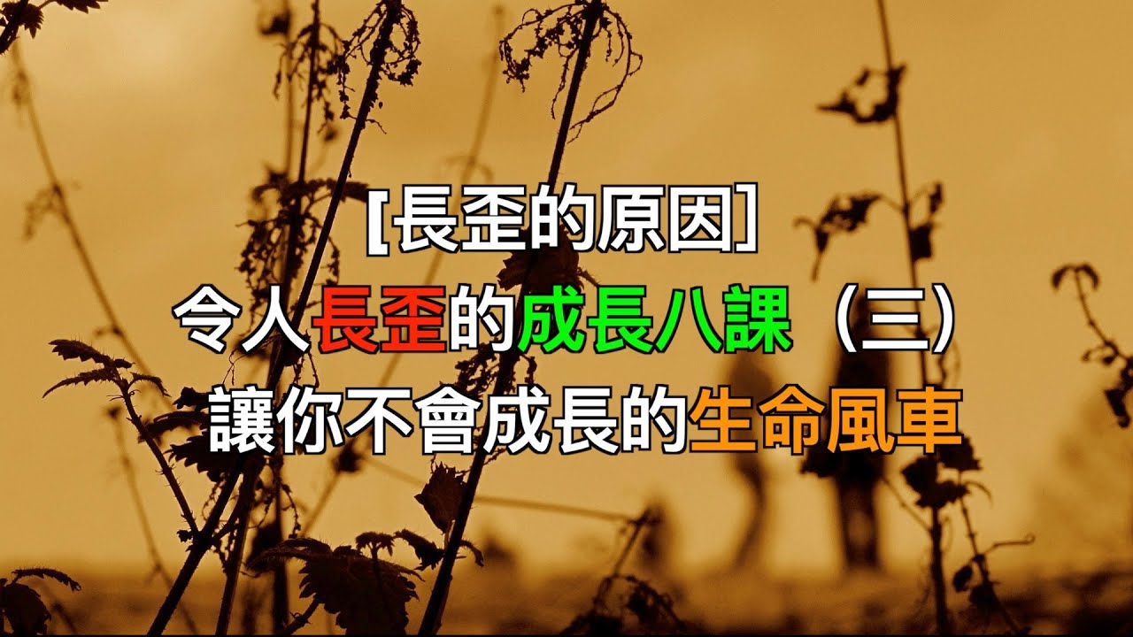 [長歪的原因］令人長歪的成長八課（三）讓你不會成長的生命風車（和諧版）