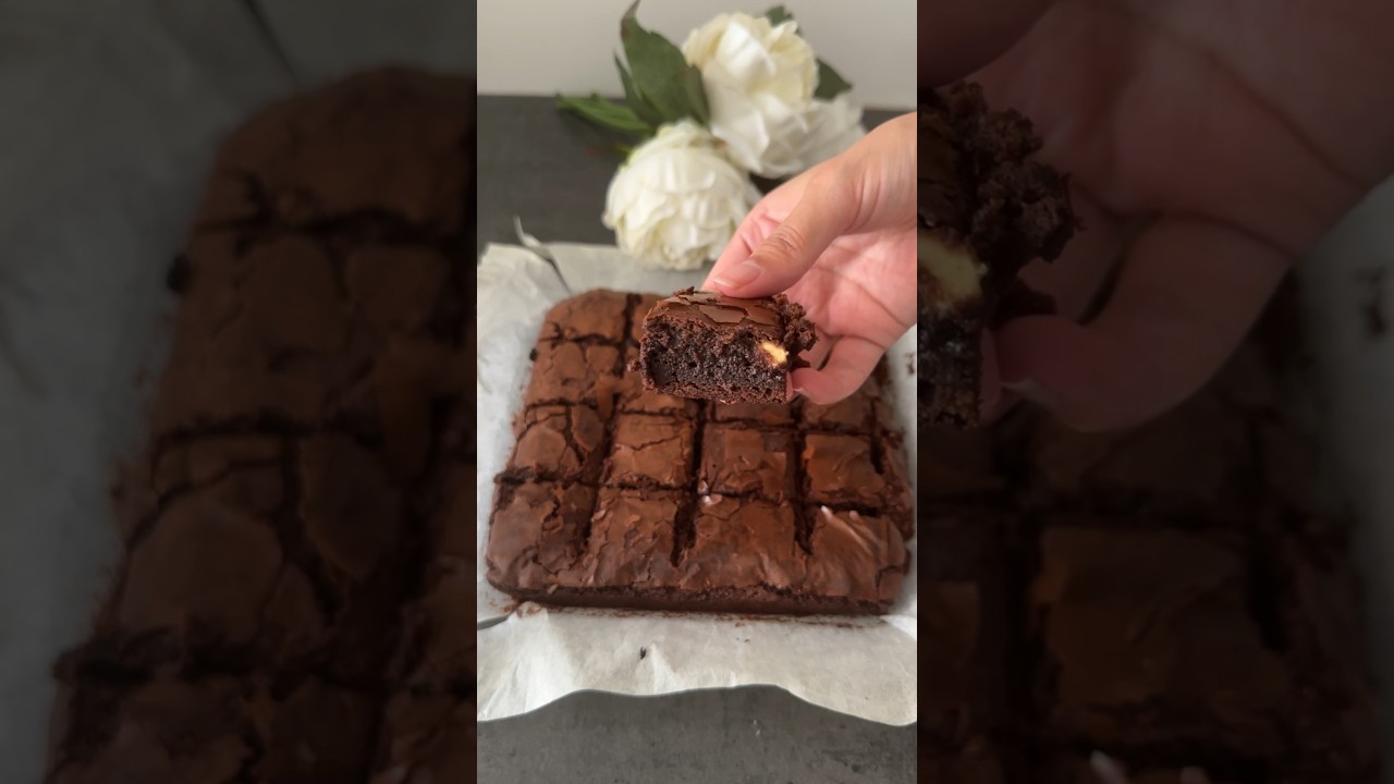 Recette du meilleur brownie ✨ #brownie #brownies #recette #recettefacile #gouter #patisserie