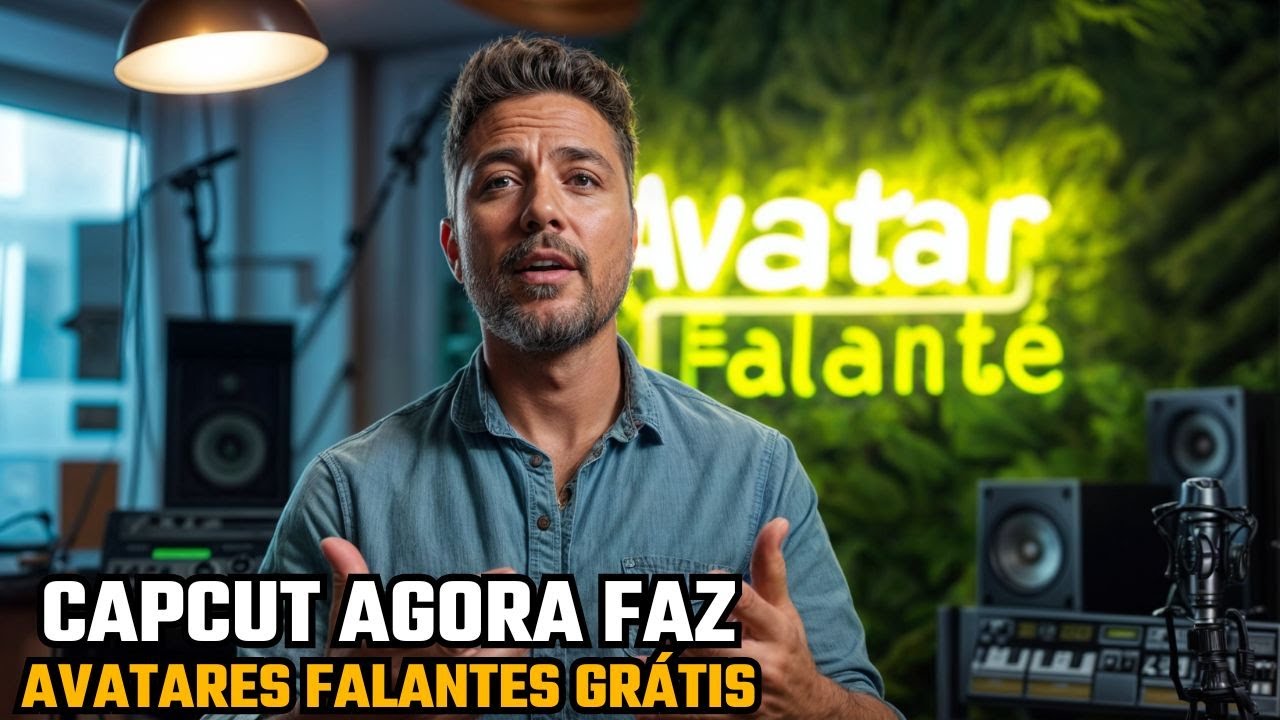 AVATAR FALANTE DE GRAÇA COM O CAPCUT - GRÁTIS, RÁPIDO, FÁCIL E INCRÍVEL
