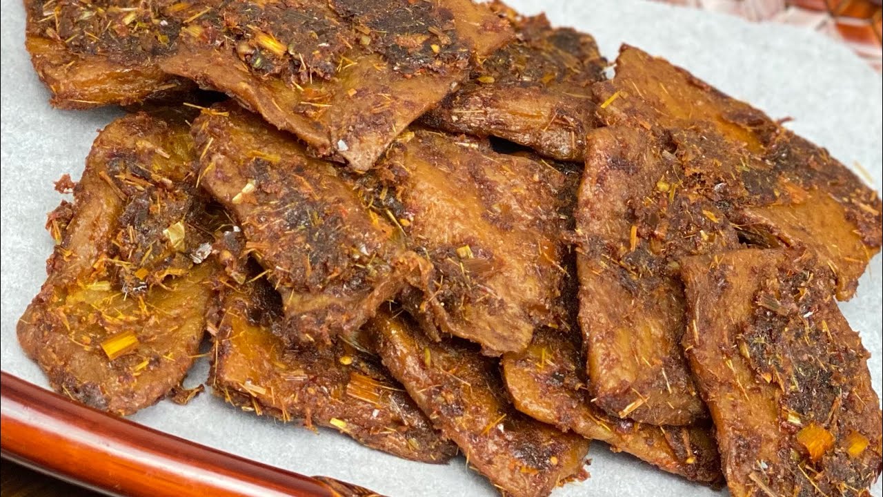 Cách Làm Khô Bò Chay Khô Bò Làm Từ Mì Căn Món Khô Bò Để Tủ Lạnh Rất Lâu Dùng Ăn Chơi Hoặc Ngày Tết