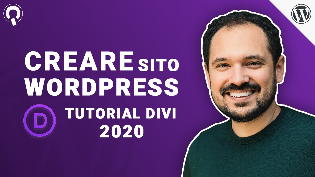 Come creare un sito con WordPress e Divi 4 tutorial italiano 2020