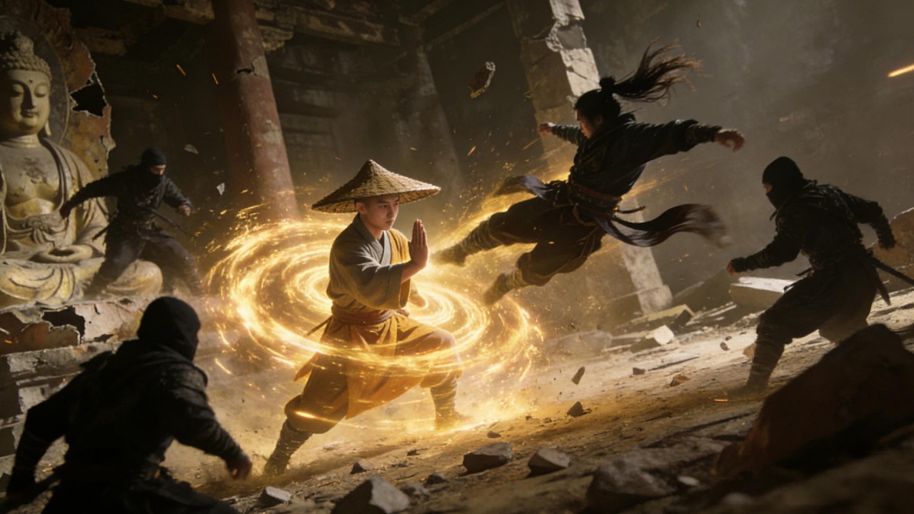 Foes Try to Cut the Grass and Pull Up the Roots, Yet He’s the Real Kung Fu Master!