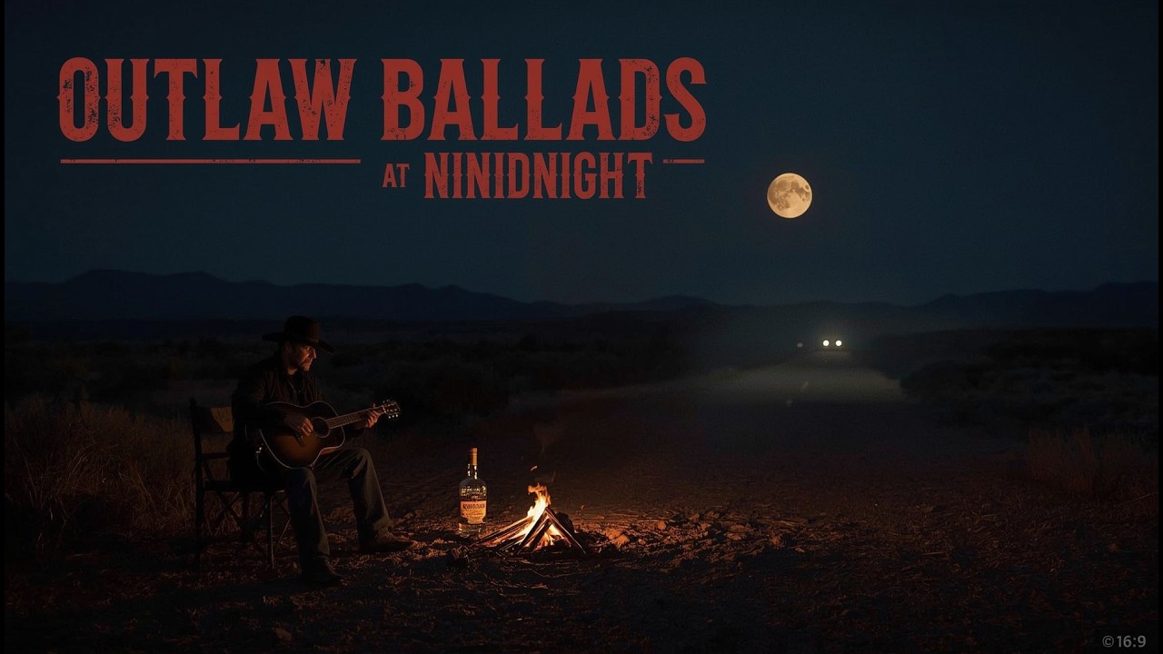 🥃 Dark Country Chronicles Outlaw Ballads at Midnight &ndash; Perfect for Whiskey Nights & Long Roads