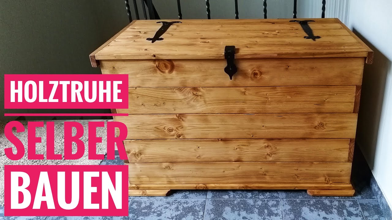 Holztruhe selber machen - so gehtˋs