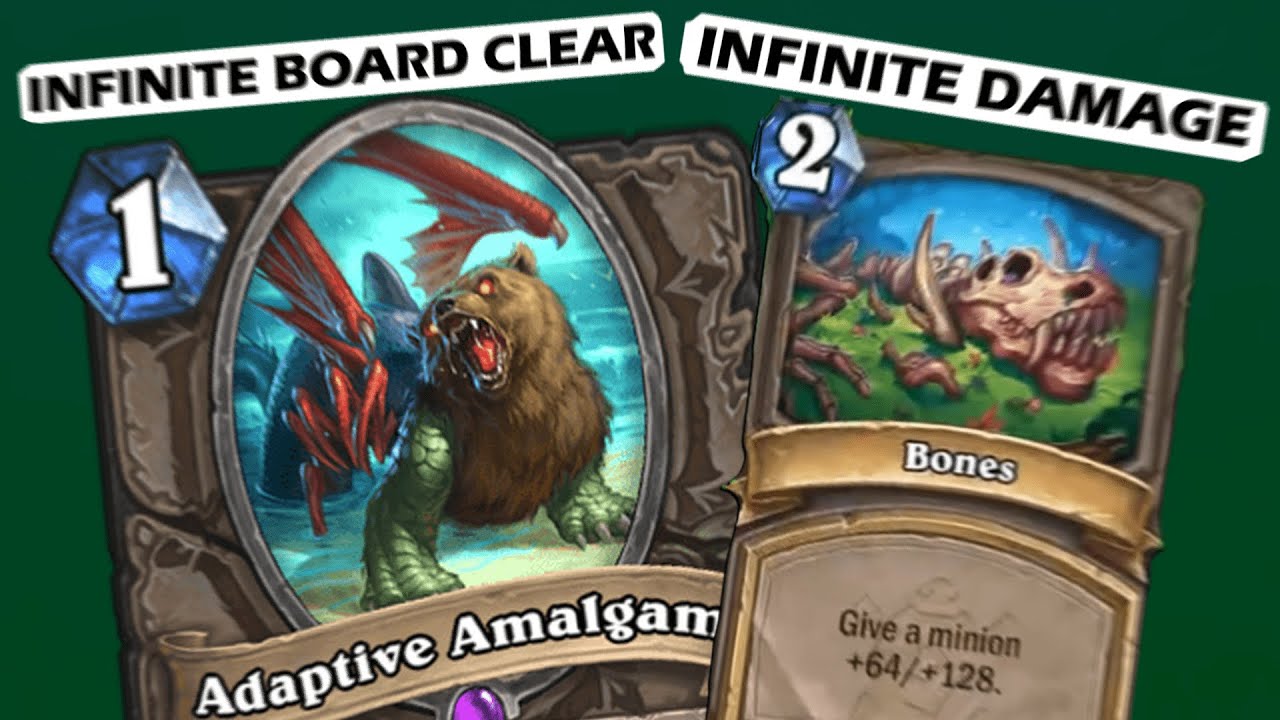 INFINITE HOSTAGE AMALGAM DEATH KNIGHT | Hearthstone The Lost City of Un'Goro