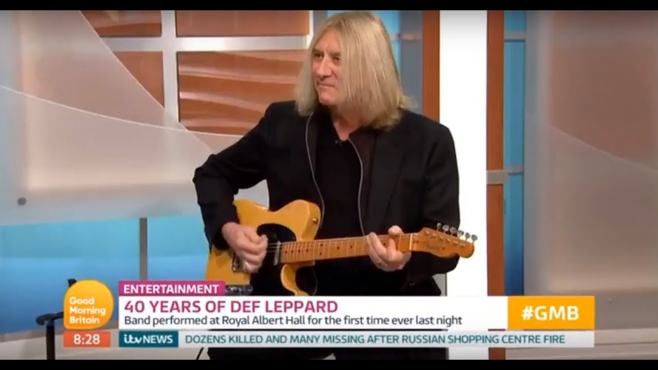 Def Leppard's Joe Elliott rocks the GMB studio