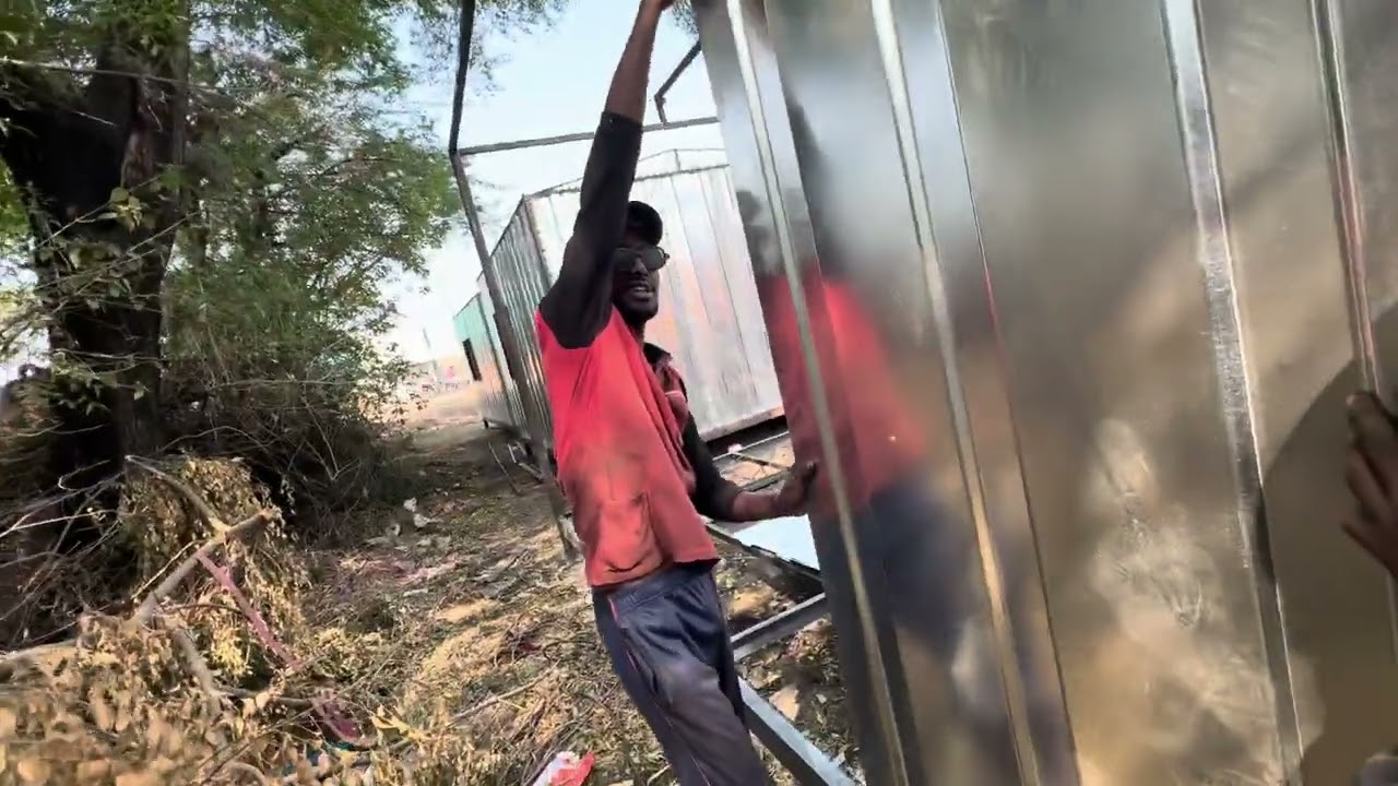 Portable cabin kese ready karte hai aao Dekhte h # YouTube 