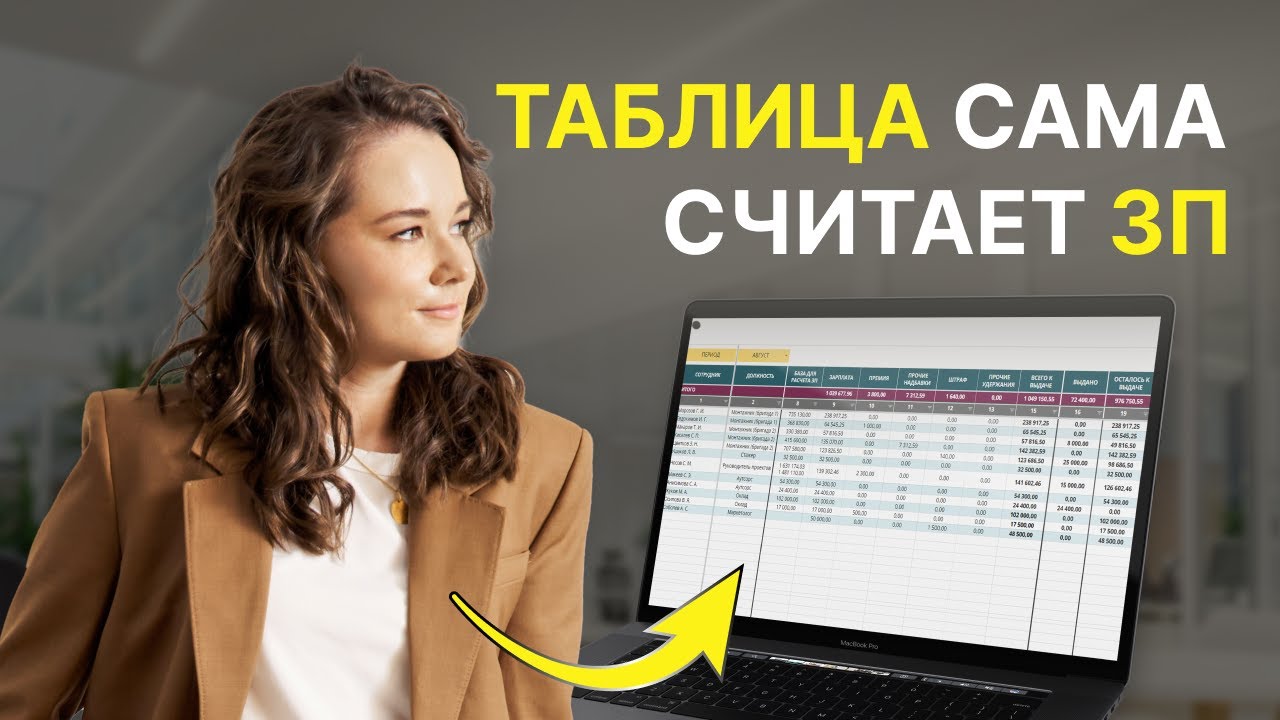 Эта Таблица делает РАСЧЕТ ЗАРПЛАТЫ за Вас! Как Рассчитать и Начислить ЗП сотрудникам в Гугл-таблице?
