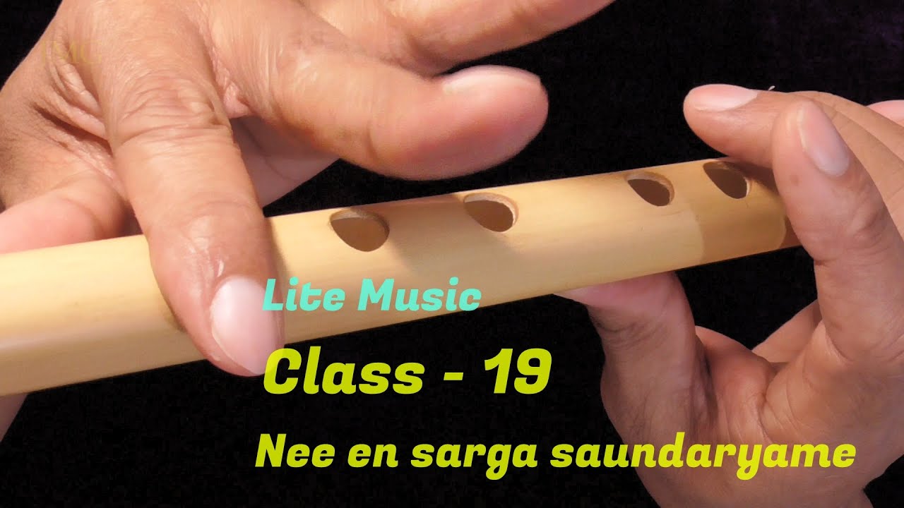 LM19 | Lite music class 19 | #malayalam #flute #tutorial | #Class | by Jaikishan | Nee en sarga