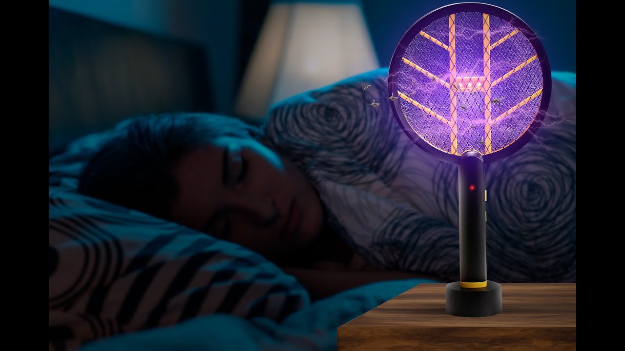 Elektryczna packa na muchy komary rażąca lampa owadobójcza No Pest® Swatter