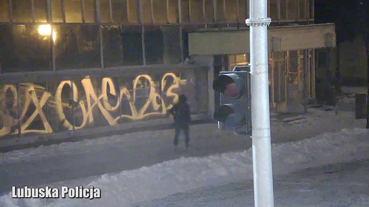 Malował graffiti w Zielonej Górze. Policja zatrzymała go na gorącym uczynku