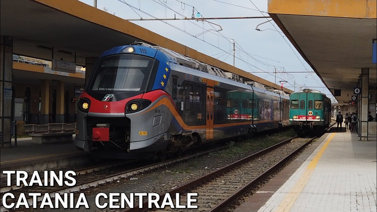 [4K] 🇮🇹 Trains in Catania Centrale / 🇮🇹 Treni a Catania Centrale (2023)