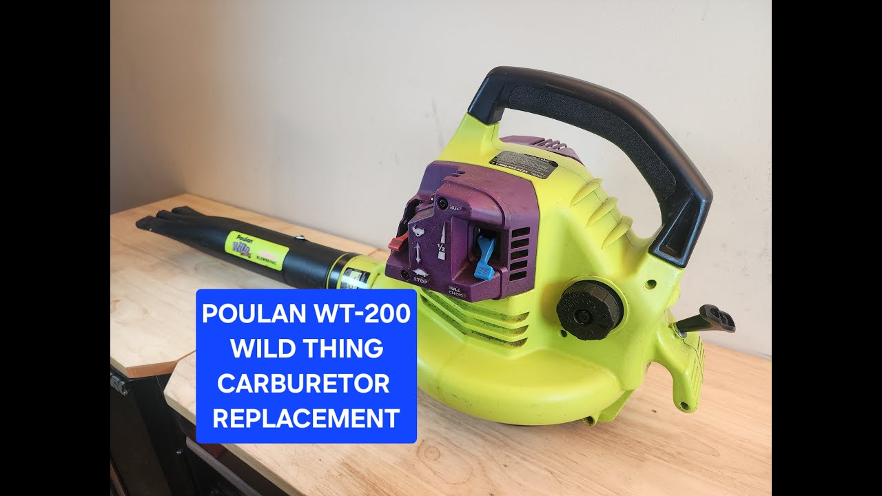 Poulan WT 200 Wild Thing Carburetor Replacement
