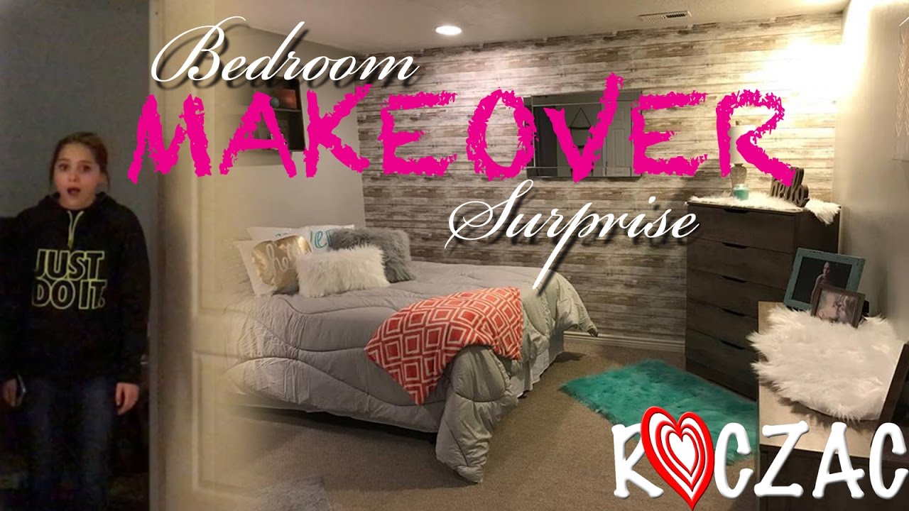 BEDROOM MAKEOVER SURPRISE!!!  ROCZAC: Episode 53